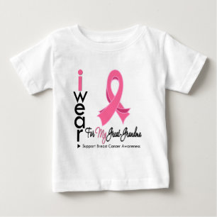Camiseta Para Bebê Eu Visto Rosa Para O Cancer Da Minha Avó Excelent