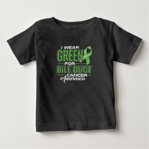 CAMISETA PARA BEBÊ EU VISTO VERDE POR SENSIBILIZAÇÃO PARA CANCERES DE