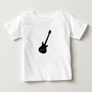 Camiseta Para Bebê Eu vou Rock