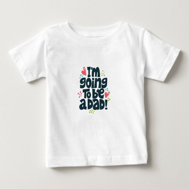 Camiseta Para Bebê Eu vou ser um Pai (Frente)