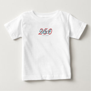 Camiseta Para Bebê EUA 250 ★ Est. 1776