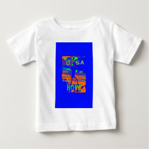 Camiseta Para Bebê EUA Hillary Hope Nós somos mais fortes juntos