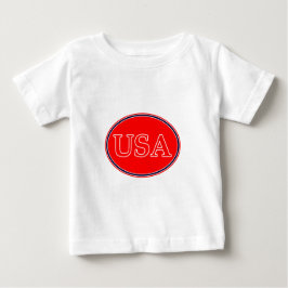 Camiseta Para Bebê EUA Red White e Blue 3 O MUSEUM Zazzle presentes