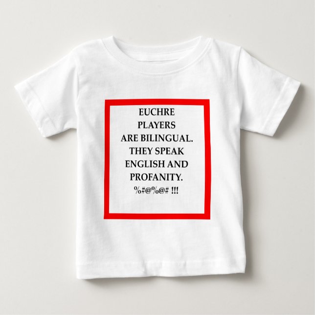 CAMISETA PARA BEBÊ EUCHRE (Frente)
