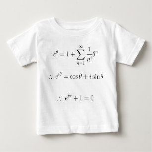 Camiseta Para Bebê Euler explicou: soma