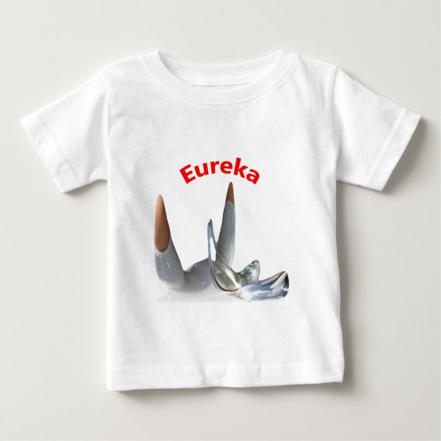 Camiseta Para Bebê Eureka (Frente)