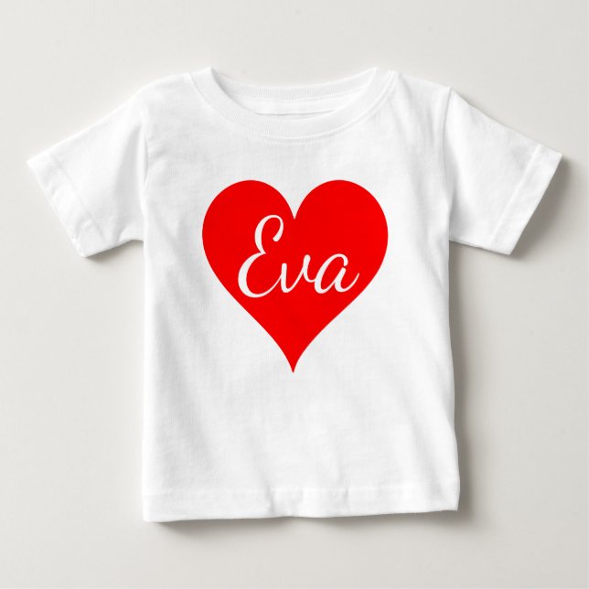 CAMISETA PARA BEBÊ "EVA " (Frente)