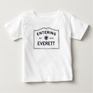Camiseta Para Bebê Everett entrando