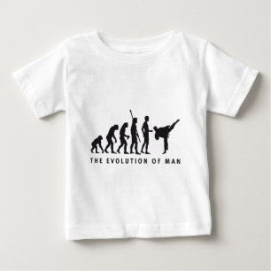 Camiseta Para Bebê evolution martial arts