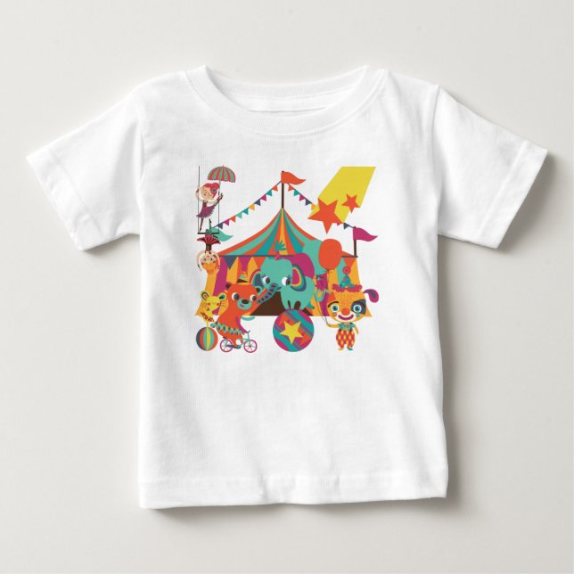 Camiseta Para Bebê Executores de circo (Frente)