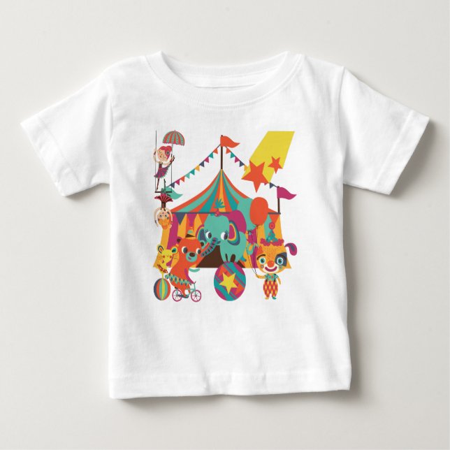 Camiseta Para Bebê Executores de circo (Frente)
