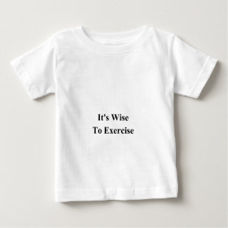 Camiseta Para Bebê Exercício