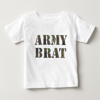 Camiseta Para Bebê Exército Brat