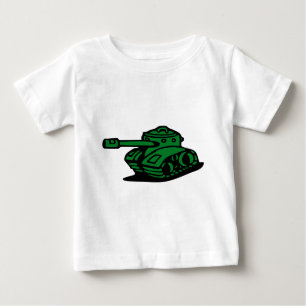 Camiseta Para Bebê exército do tanque