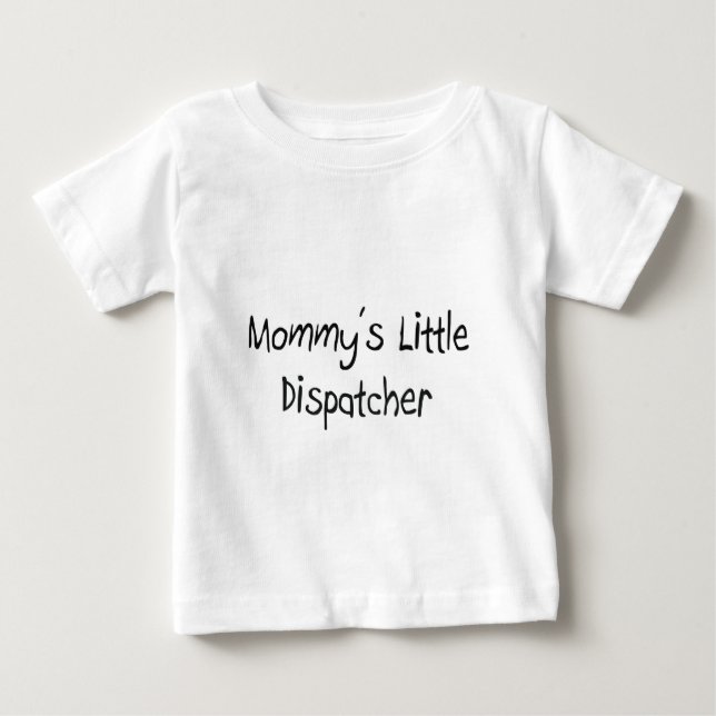 Camiseta Para Bebê Expedidor pequeno de Mommys (Frente)