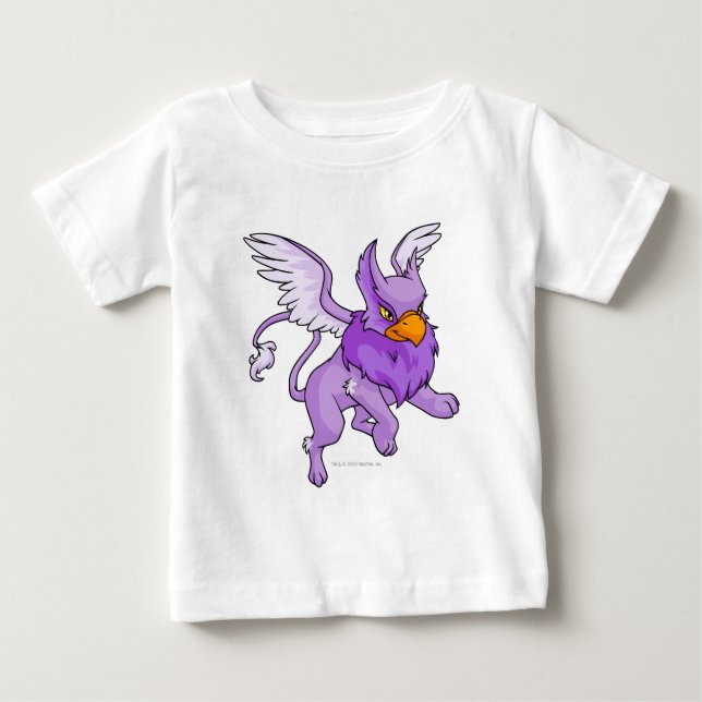 Camiseta Para Bebê Eyrie Purple (Frente)