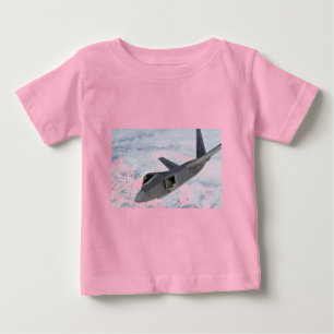 Camiseta Para Bebê F-22 Raptor-Elmendorf AB
