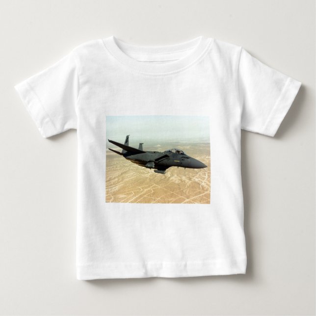 Camiseta Para Bebê F-35 Lightning II (Frente)