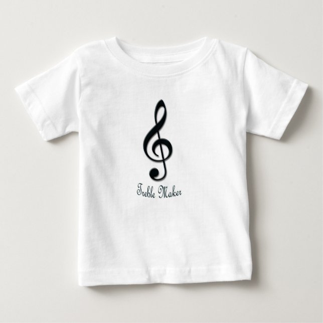 Camiseta Para Bebê Fabricante do triplo (Frente)