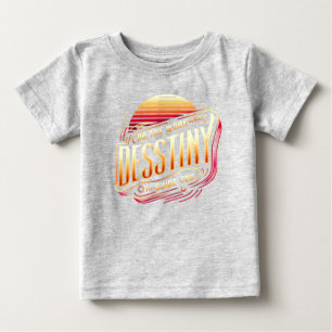 Camiseta Para Bebê Faça o trabalho e o destino irá guiá-lo