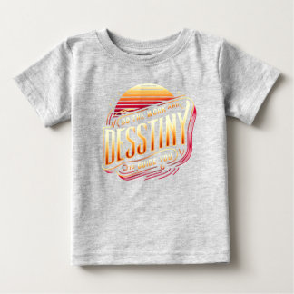 Camiseta Para Bebê Faça o trabalho e o destino irá guiá-lo