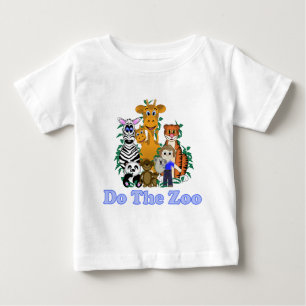 Camiseta Para Bebê Faça o zoológico