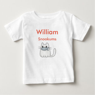 Camiseta Para Bebê Faça seu próprio Apelido de Personalização de