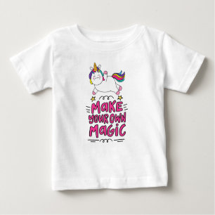 Camiseta Para Bebê Faça sua própria magia