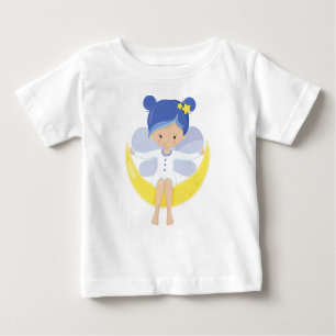 Camiseta Para Bebê Fada De Stardust, Fada Na Lua, Fada Fácil
