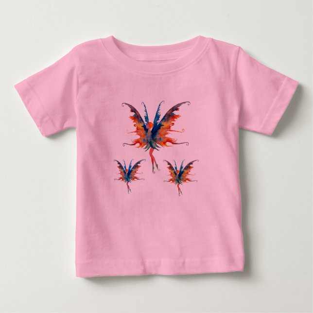 Camiseta Para Bebê Fada para bebês (Frente)