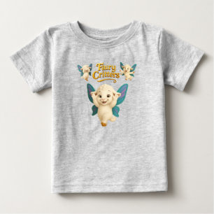 Camiseta Para Bebê Fadas Criaturas™ Cordeiro de Fada