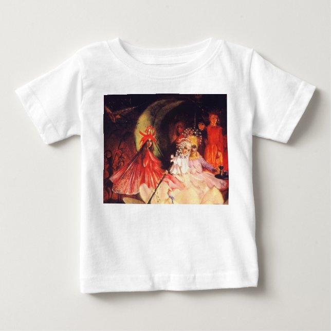 Camiseta Para Bebê Fadas de Verão (Frente)