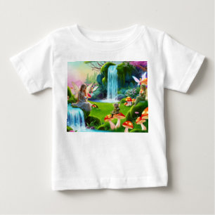 Camiseta Para Bebê Fadas Lindas