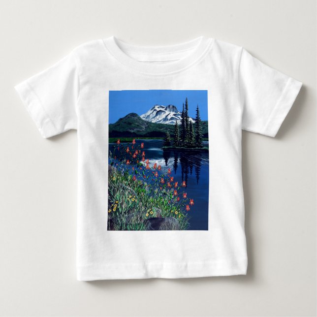 Camiseta Para Bebê Faíscas (Frente)