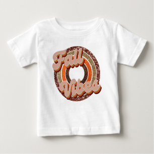 Camiseta Para Bebê Fall Vibes