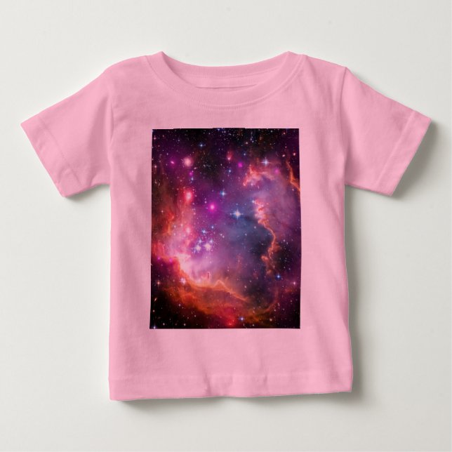 Camiseta Para Bebê Falln Angelic Galaxy (Frente)