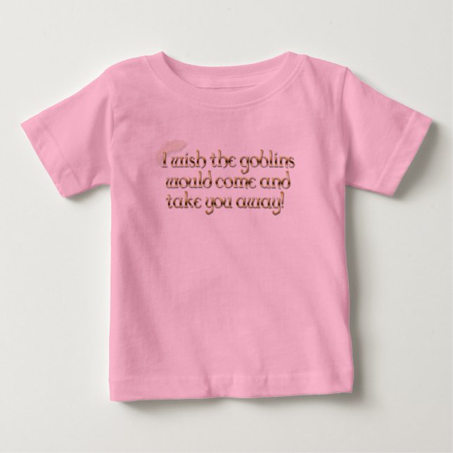 Camiseta Para Bebê Falln Goblins Leva-Te (Frente)