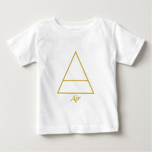 Camiseta Para Bebê Falln Pagan Air Element Symbol