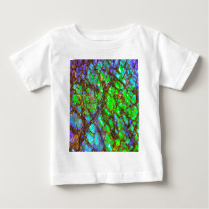 Camiseta Para Bebê Falln Peacock Ammolite