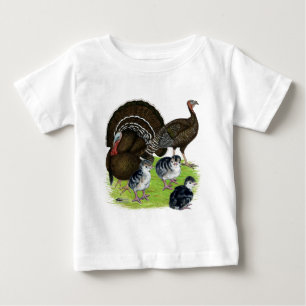 Camiseta Para Bebê Família de Bronze Padrão da Turquia