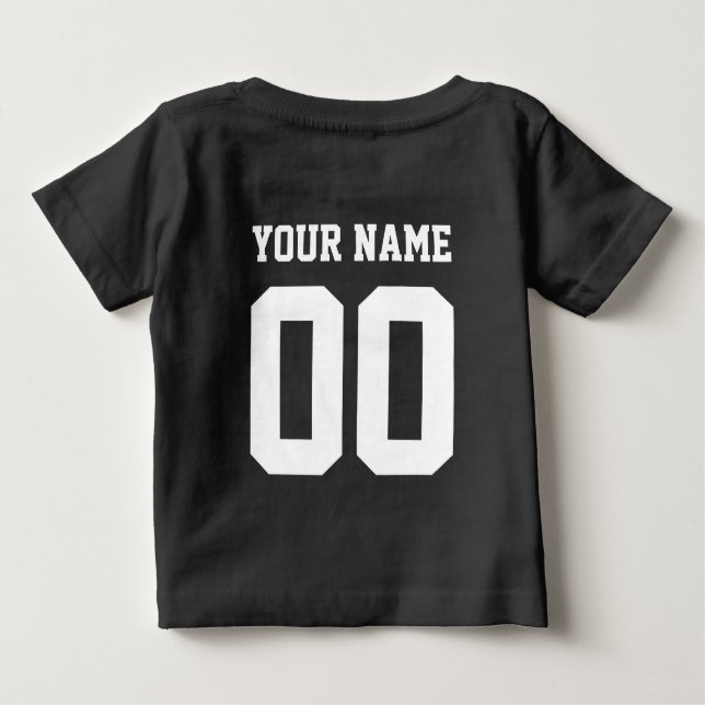 Camiseta Para Bebê Família de Combinação de Tripulação Personalizada (Verso)