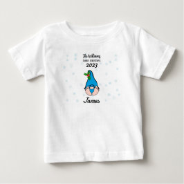 Camiseta Para Bebê Família Personalizada Baby Boy Gnomo