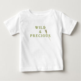 Camiseta Para Bebê Família Selvagem e Preciosa do Gafanhoto