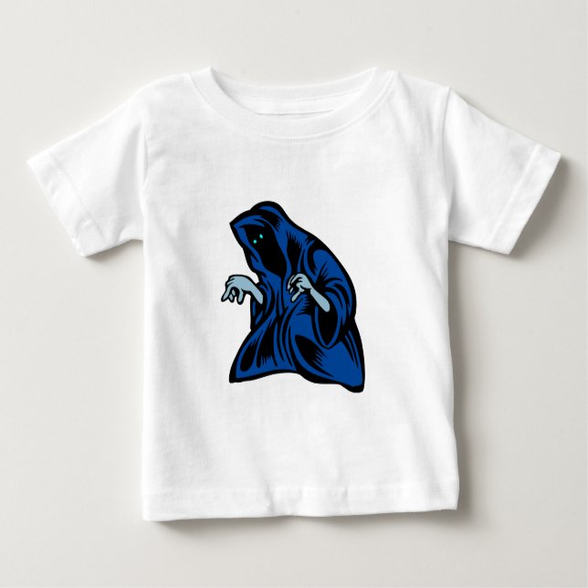 Camiseta Para Bebê fantasma (Frente)