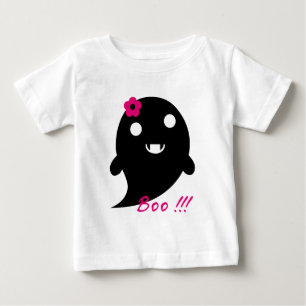 Camiseta Para Bebê Fantasma bonito do Dia das Bruxas