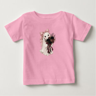 Camiseta Para Bebê Fantasma Coquete Elegante