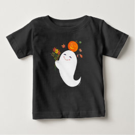 Camiseta Para Bebê Fantasma do Bom Halloween