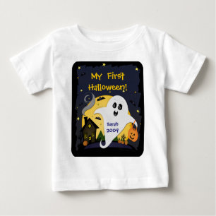 Camiseta Para Bebê Fantasma feito sob encomenda bonito & amigos do