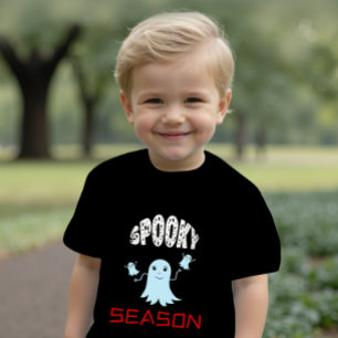 Camiseta Para Bebê Fantasmas engraçados para o Halloween