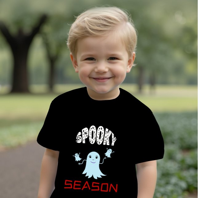 Camiseta Para Bebê Fantasmas engraçados para o Halloween (Criador carregado)